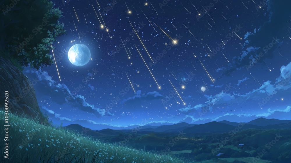 nice theme anime background for wallpaper
