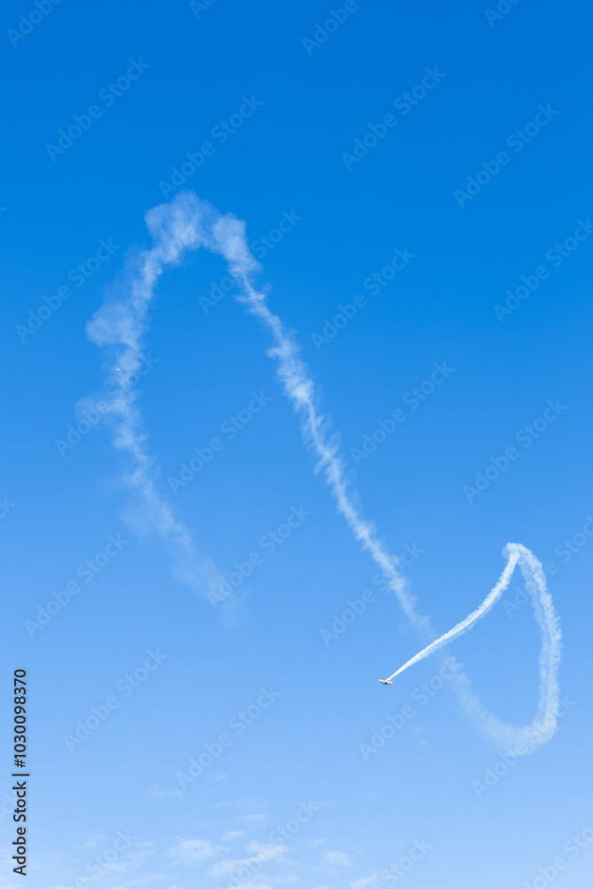 Naklejka premium retro airplanes air show