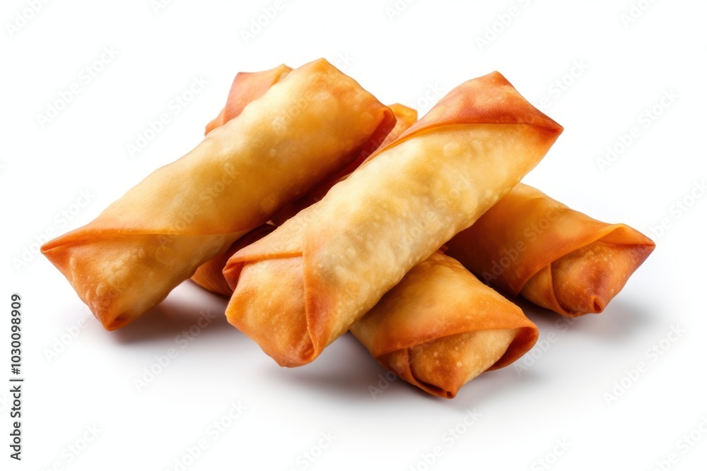 Crispy golden fried spring rolls Crispy golden fried spring rolls