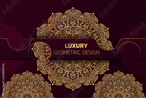 A sophisticated luxury vector background with intricate ornate patterns, ideal for upscale design applications.