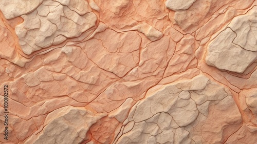 Pale Coral rough stone wall texture Background. Abstract minimal pattern can be used for projects and presentations.