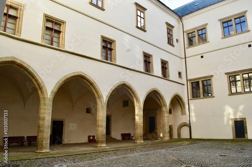 Castle-palace in the Czech Republic Pardubice October 14, 2024