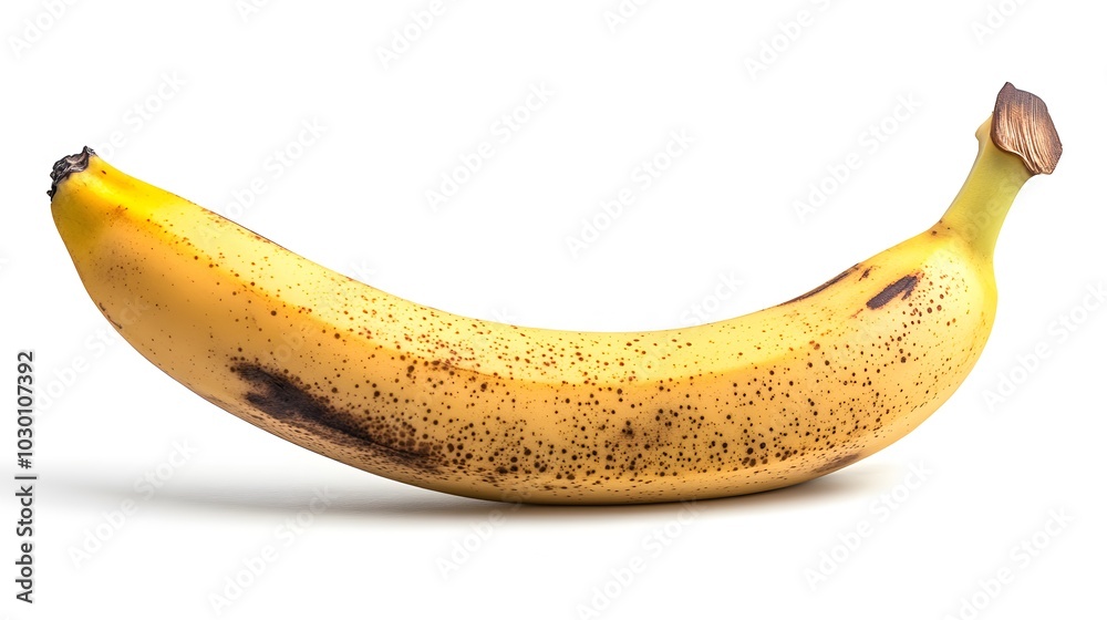 one banana isolated on white background with clipping path. one banana isolated on white background with clipping path.