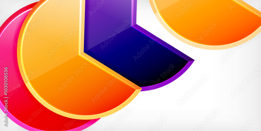 Glass reflective geometric round shapes background. Vector Illustration For Wallpaper, Banner, Background, Card, Book Illustration, landing page Glass reflective geometric round shapes background. Vector Illustration For Wallpaper, Banner, Background, Card, Book Illustration, landing page