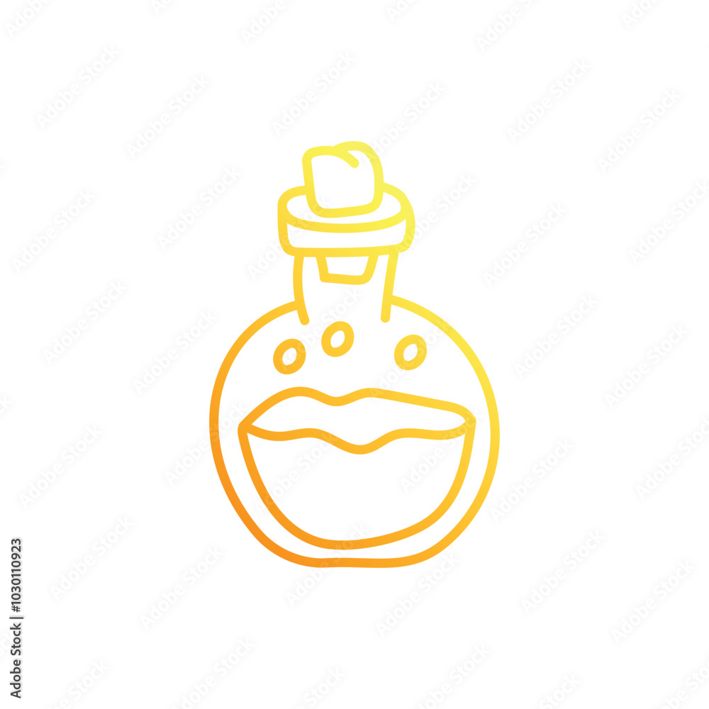 Poison hand draw doodle vector icon