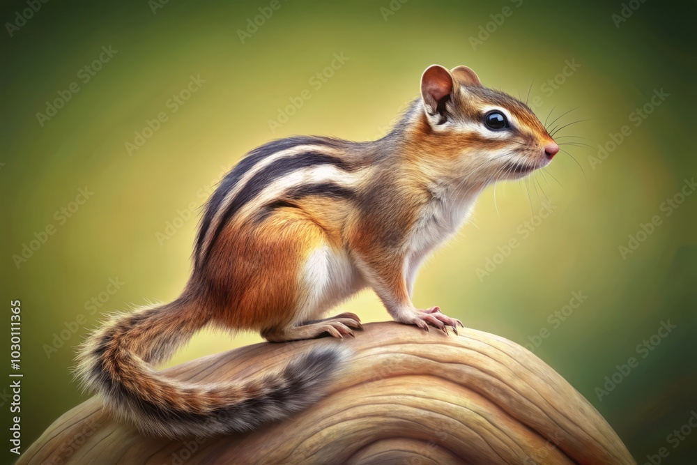 Stunning Chipmunk Line Art Silhouette Illustration for Nature Lovers and Wildlife Enthusiasts, Perfect for Home Decor, Prints, and Digital Designs Celebrating Forest Wildlife