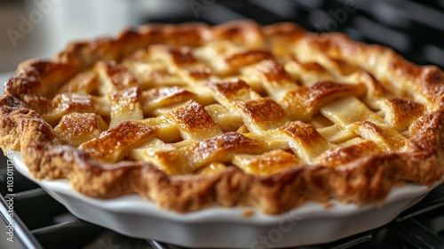 Homemade Lattice Apple Pie