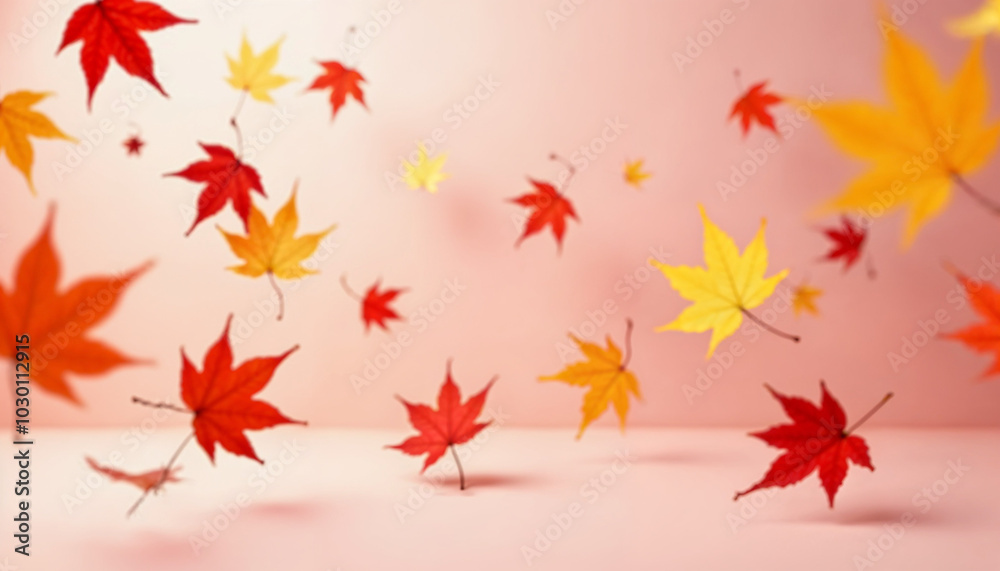 Colored leaves on white background. the veins of a leaf Colored leaves on white background. the veins of a leaf