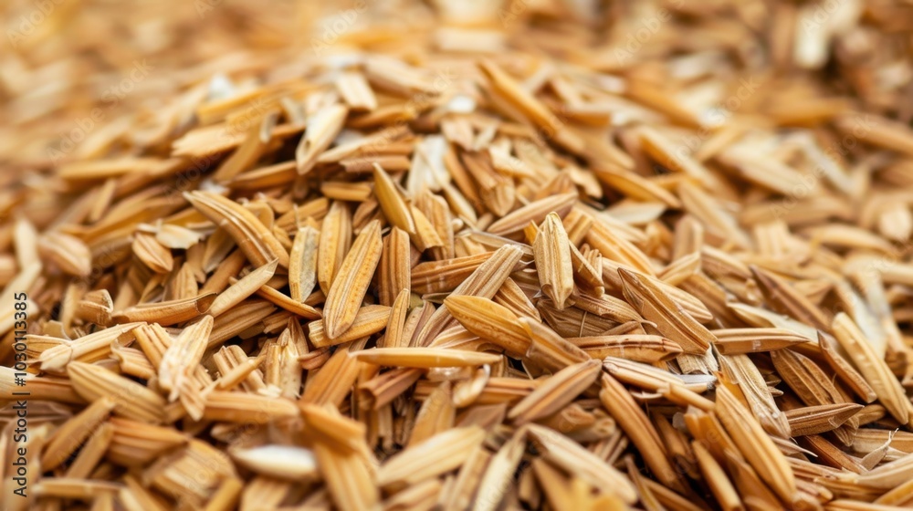 Rice Husk: Generated during rice processing, rice husks are repurposed into biodegradable materials for packaging and construction, breaking down naturally in soil.
Rice Husk: Generated during rice processing, rice husks are repurposed into biodegradable materials for packaging and construction, breaking down naturally in soil.