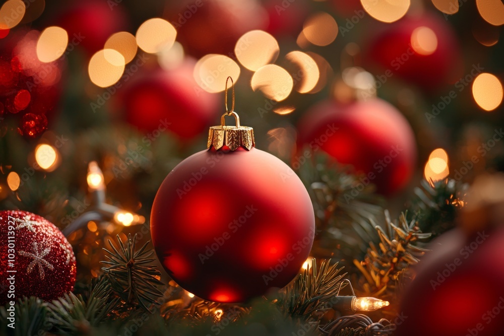 Christmas Season Background created with Generative AI Christmas Season Background created with Generative AI