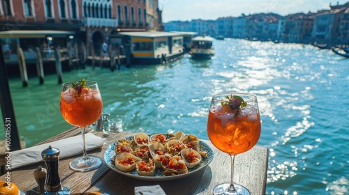Vibrant Cicchetti and Spritz by the Canal