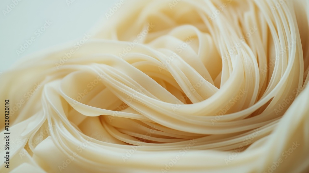 Close-Up of Delicate Spaghetti Texture Close-Up of Delicate Spaghetti Texture