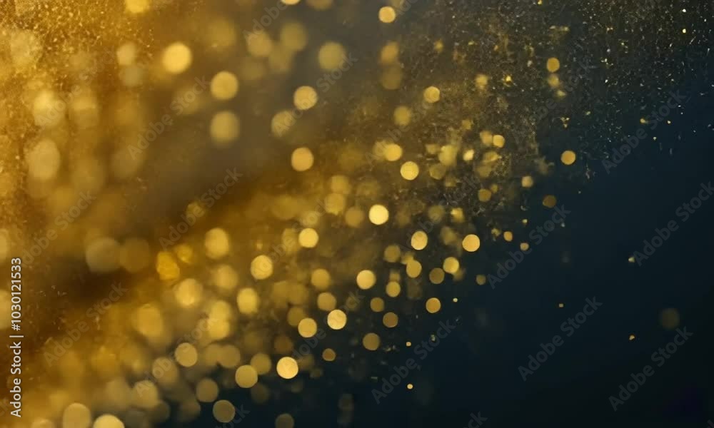 Mesmerizing golden glitter particles backdrop with a black background creating a dazzling shiny and ethereal effect This luxurious premium Mesmerizing golden glitter particles backdrop with a black background creating a dazzling shiny and ethereal effect This luxurious premium