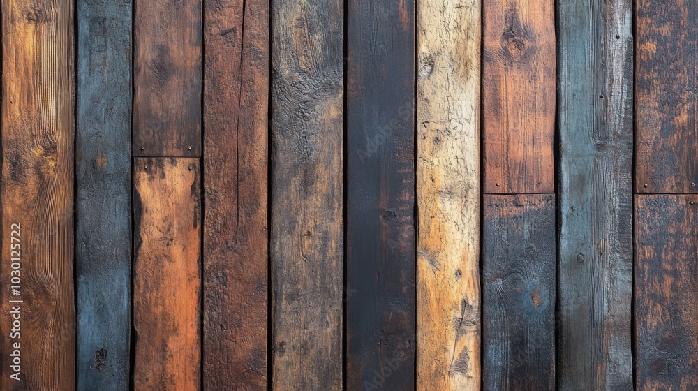 Obraz premium Rustic Wooden Plank Background
