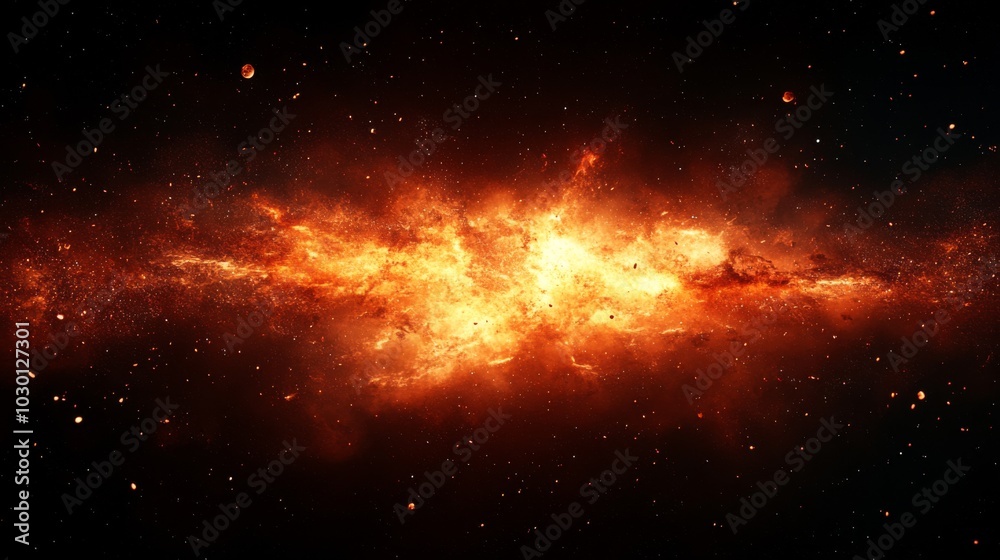 Fototapeta premium Explosive Galactic Phenomenon