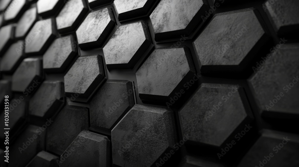 Hexagonal Patterned Surface Hexagonal Patterned Surface