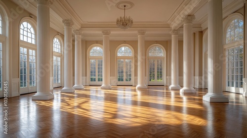 Elegant Sunlit Ballroom