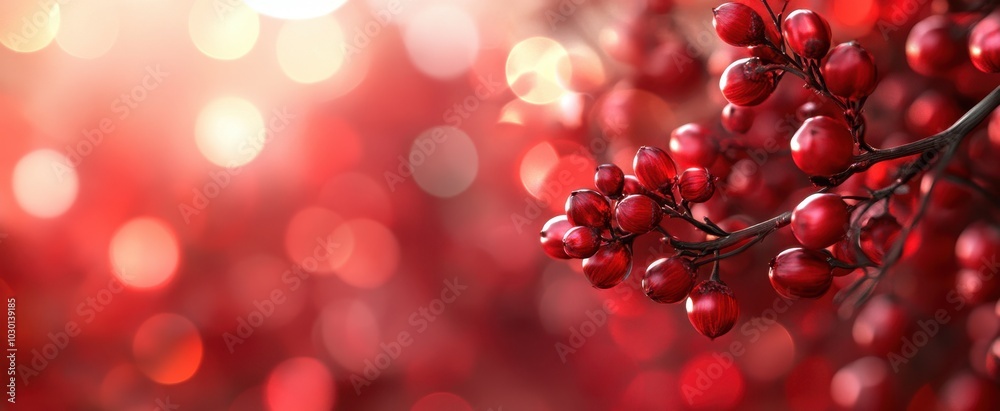 The Vibrant Red Berry Cluster The Vibrant Red Berry Cluster