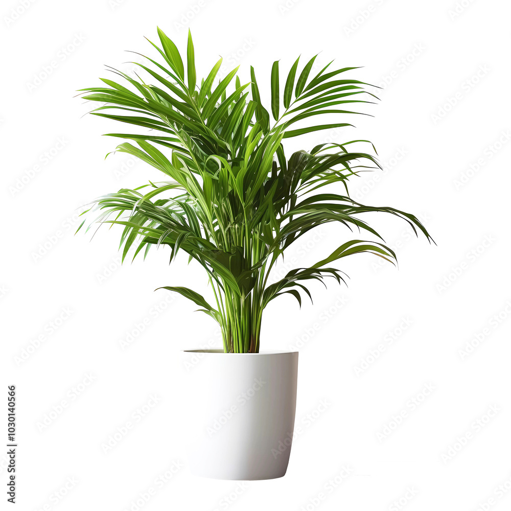 Areca house plant on transparent background. Generative ai design art. Areca house plant on transparent background. Generative ai design art.