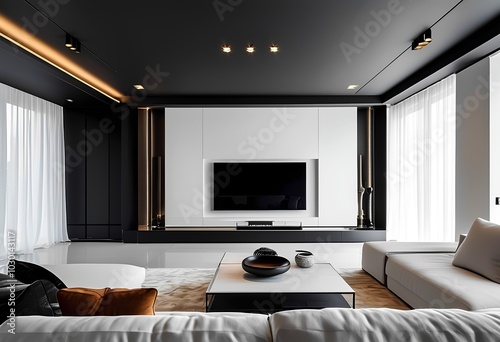 black ceiling