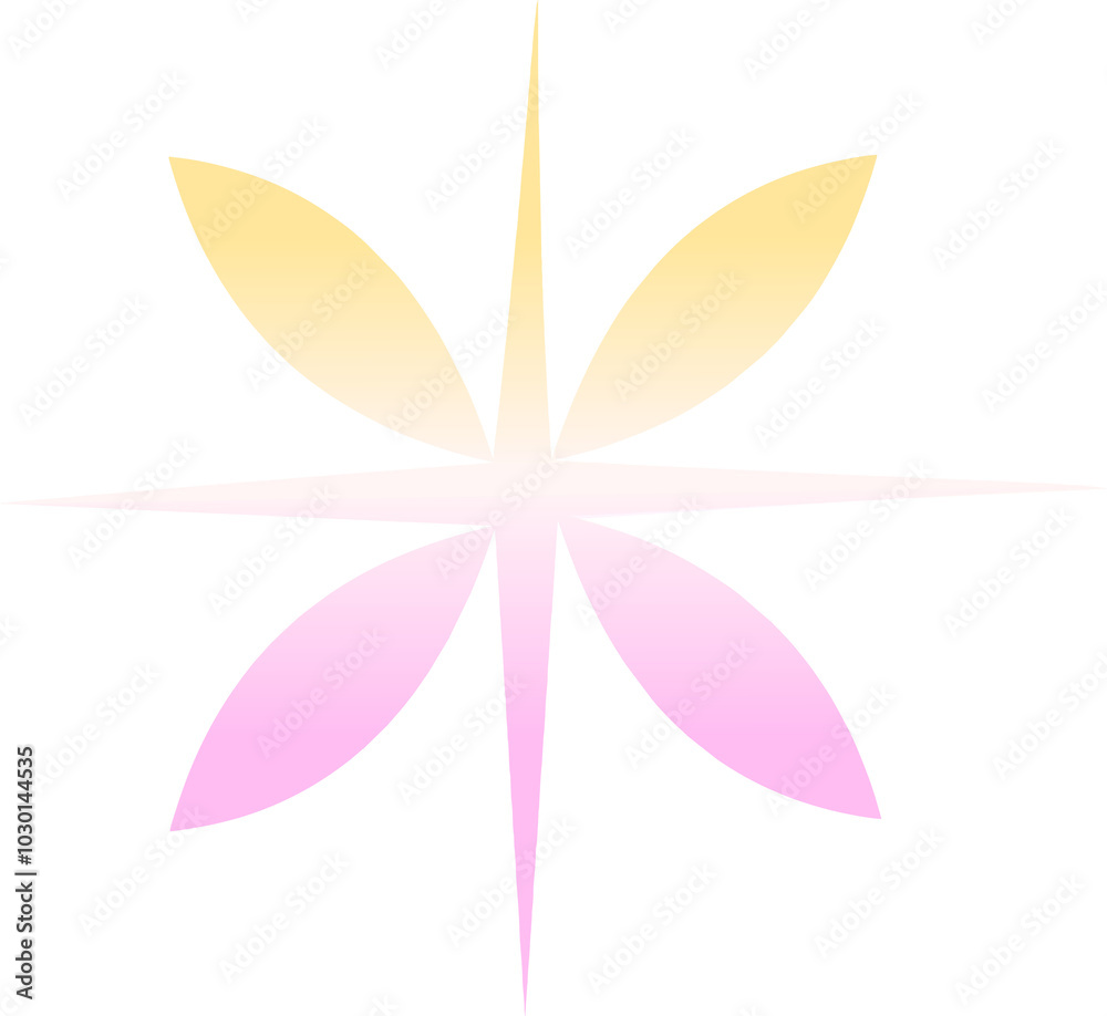 Gradient Abstract Shape Illustration Gradient Abstract Shape Illustration