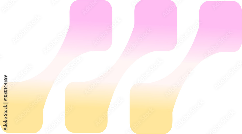Gradient Abstract Shape Illustration Gradient Abstract Shape Illustration