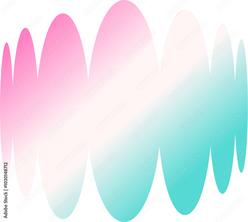 Gradient Abstract Shape Illustration
