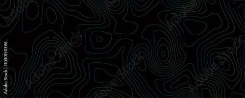 Abstract Dark Topographic Contour Line Art with Organic Flowing Shapes Perfect for High-Resolution Vector Design Templates and Modern Backgrounds 