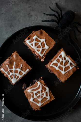 sweet home made Chocolate monster brownies 