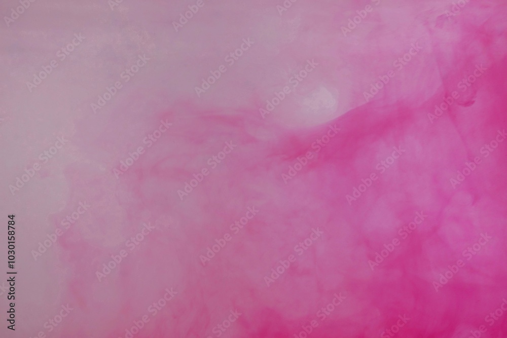 Fototapeta premium Pink color dye melt on white background,Abstract smoke pattern,Colored liquid dye,Splash paint