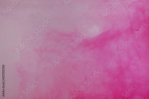 Pink color dye melt on white background,Abstract smoke pattern,Colored liquid dye,Splash paint