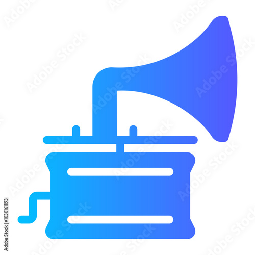 gramaphone Gradient icon