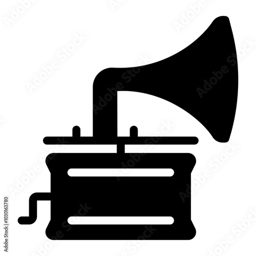 gramaphone Solid icon