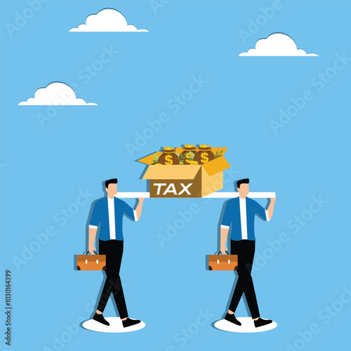 Businessmen are working hard to move forward with heavy taxes on their shoulders