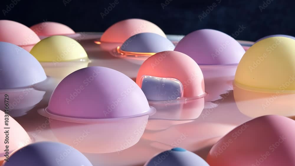 Soft Pastel Lava Lamp Effect With Pink, Lavender, and Yellow Blobs Soft Pastel Lava Lamp Effect With Pink, Lavender, and Yellow Blobs