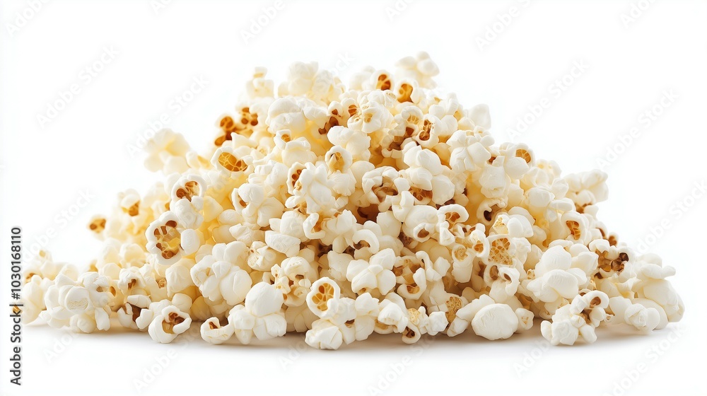 popcorn heap isolated. popcorn heap isolated.