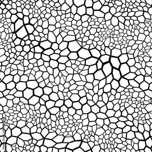 Cracks wall vector seamless pattern. Grunge urban graphic repeatable backdrop.