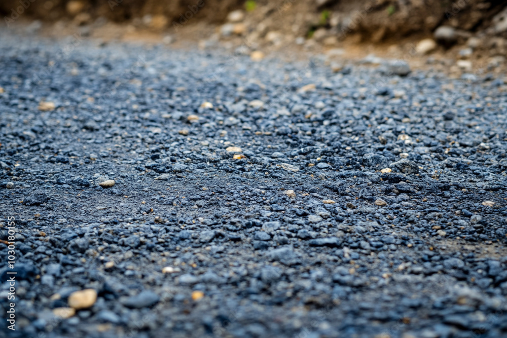 Close-Up of Gravel Road Texture Close-Up of Gravel Road Texture