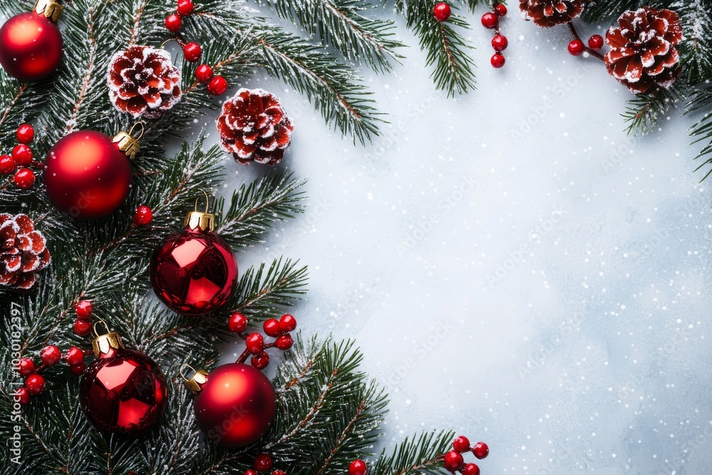 Christmas Season Background created with Generative AI