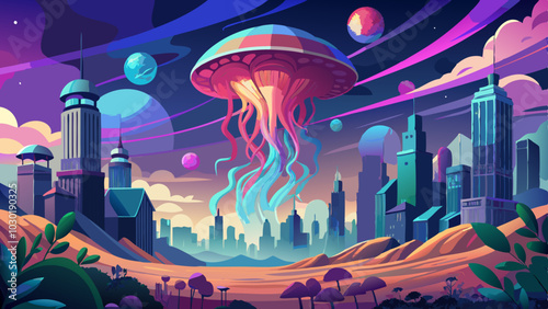 giant floating jellyfish migrate 