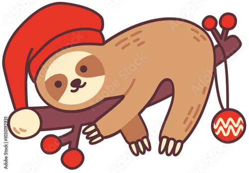 Sloth Christmas Holiday