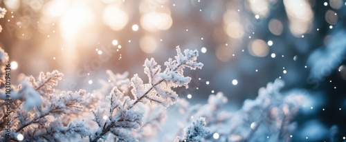 The Frosty Snowy Branches