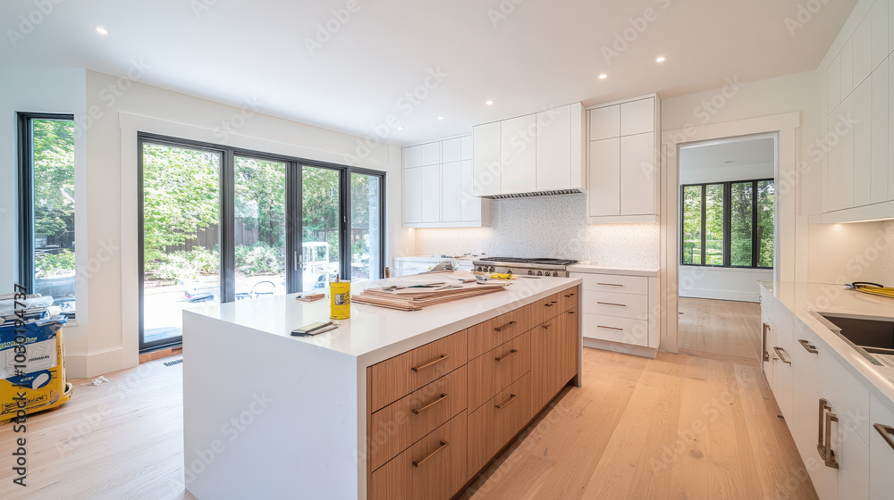 Sleek Modern Kitchen Makeover with Bright Spaces Sleek Modern Kitchen Makeover with Bright Spaces
