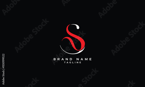 SU, US, Abstract initial monogram letter alphabet logo design