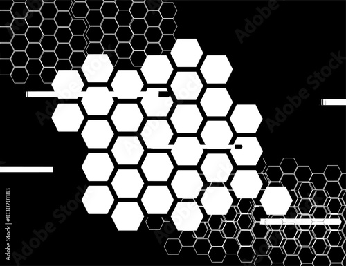 background with honeycombs