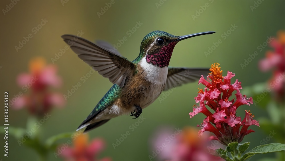 Fototapeta premium hummingbird in flight