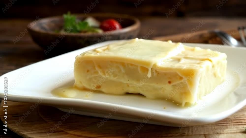 slices of cheese fresh out of the oven slices of cheese fresh out of the oven