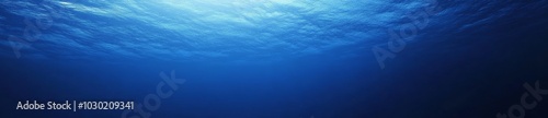 Abstract fish alive on a blue background, scad jamb under water / sea ecosystem