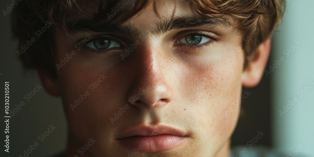 Contemplative Youth Portrait Contemplative Youth Portrait