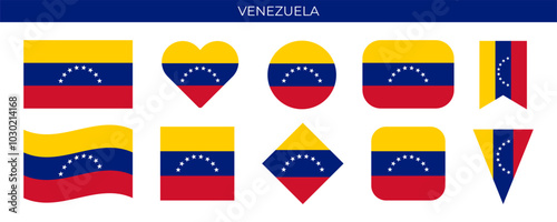 Flag of Venezuela. Icon set vector illustration. Design template Free Download Flag of Venezuela. Icon set vector illustration. Design template - GFXLoad